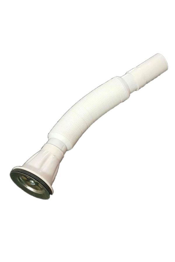 Körüklü Lavabo Sifonu Gider Borusu Akordiyon Kısa Sifon 30 - 75cm 